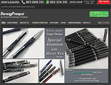 Tablet Screenshot of barangpromosi.com